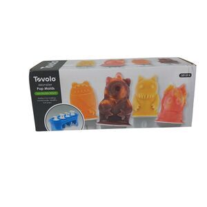 Tovolo Monsters Ice Pop Molds Flexible Silicone Easily-Removable Fun Healthy